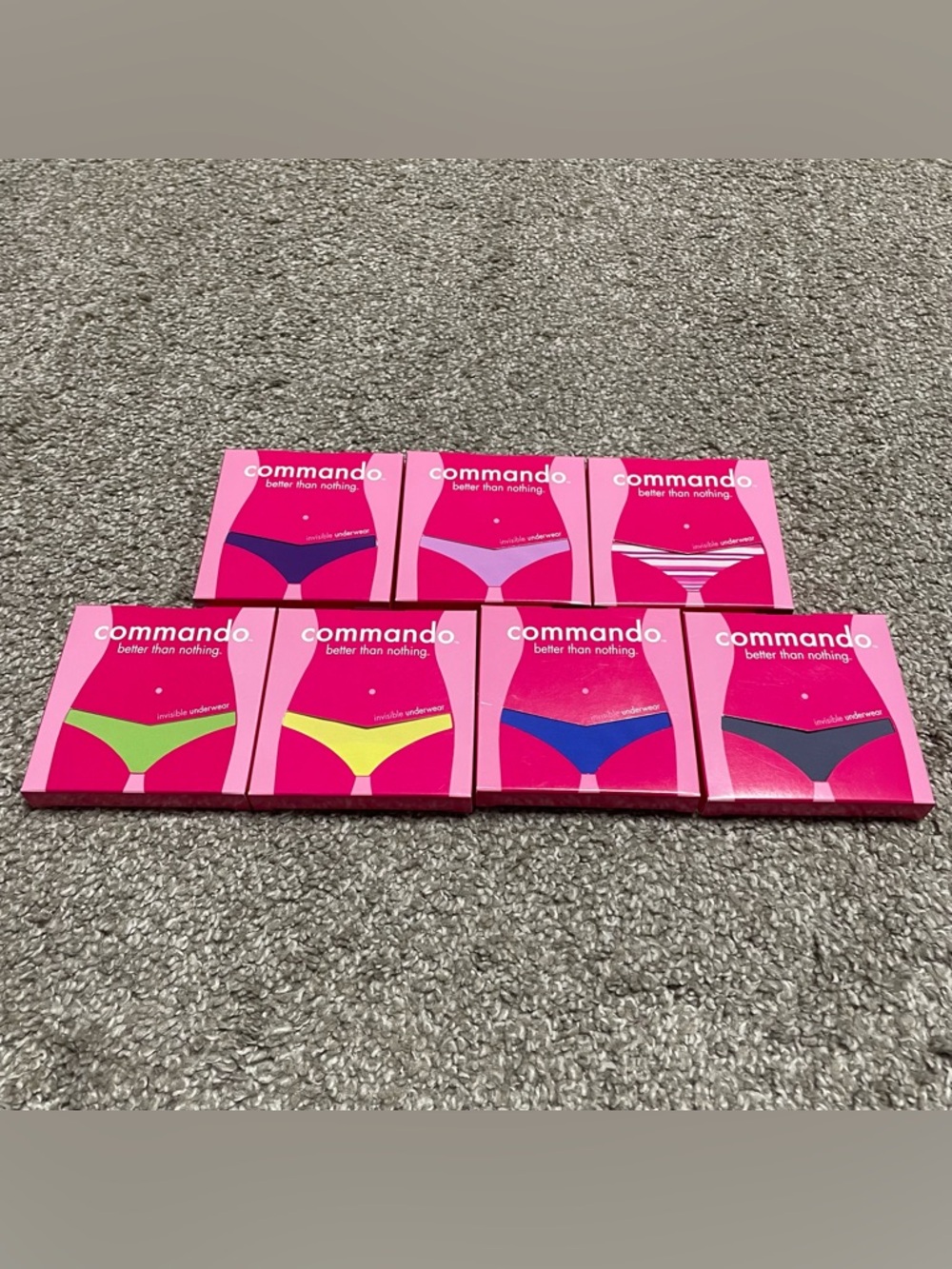 NWT Commando Thong Lot of 7 Women’s Size S/M